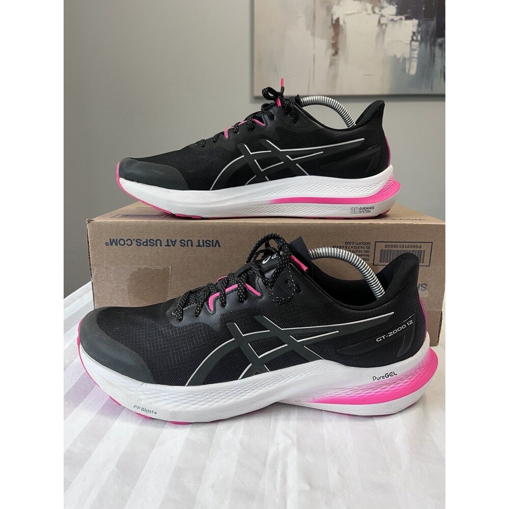 ASICS GT-2000 12 Lite-Show Black Women's 12 Men's 10.5 Sneaker Running Shoes